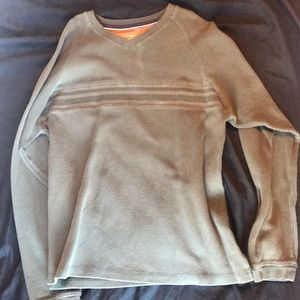 Vintage 90s green striped sweater